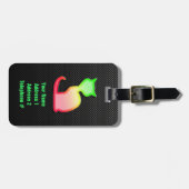 gladde kat bagagelabel (Voorkant horizontaal)