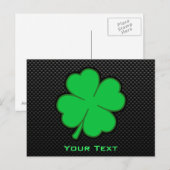 Gladde Klaver Briefkaart (Voorkant / Achterkant)