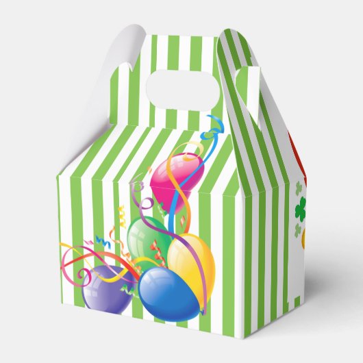 Gladde St. Patrick's Day Verjaardag Bedankdoosjes (Achterkant)