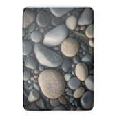 Gladde stonen Afbeelding Badmat (Voorkant Verticaal)