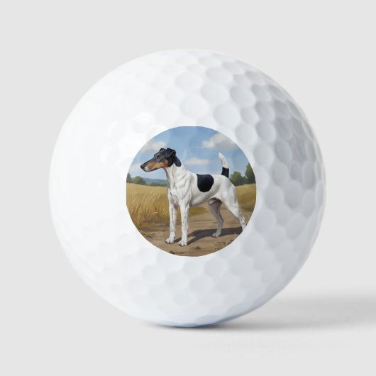 Gladde Vos Terrier Golfballen (Voorkant)