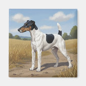 Gladde Vos Terrier Magneet (Voorkant)