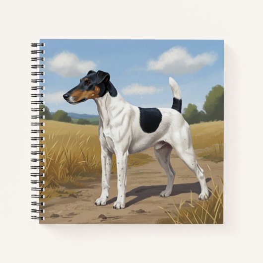 Gladde Vos Terrier Notitieboek (Voorkant)