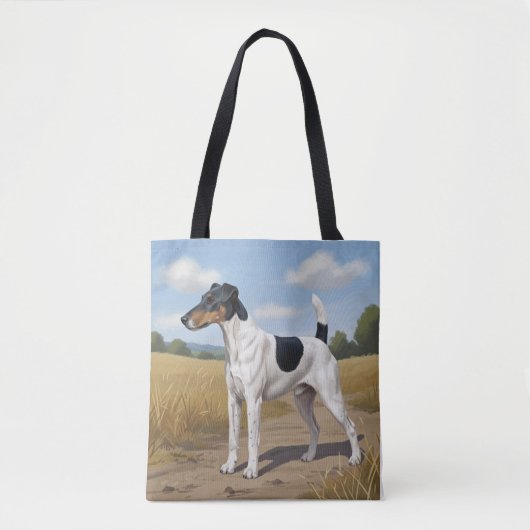 Gladde Vos Terrier Tote Bag (Voorkant)