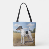 Gladde Vos Terrier Tote Bag (Achterkant)