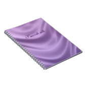 gladde zijde - paars notitieboek (Rechterzijde)