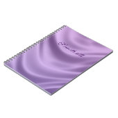 gladde zijde - paars notitieboek (Linkerzijde)
