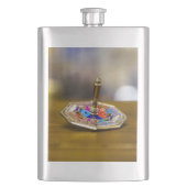 GladdeJoe Hanukkah-driedelcadeau achthoekige basis Flacon (Voorkant)