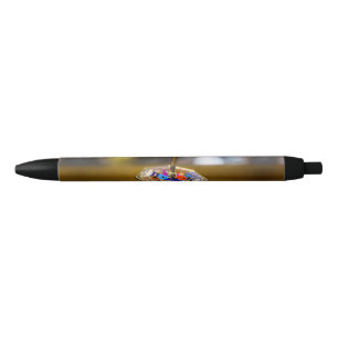 GladdeJoe Hanukkah-driedelcadeau achthoekige basis Zwarte Inkt Pen