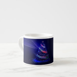 GladdeJoe kerstboom digitaal doorschijnend rood Espresso Kop