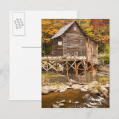 Glade Creek Grist Mill, Babcock State Park, 2 Briefkaart (Voorkant / Achterkant)