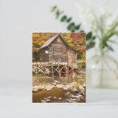 Glade Creek Grist Mill, Babcock State Park, 2 Briefkaart (Staand voorkant)