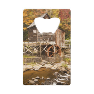 Glade Creek Grist Mill, Babcock State Park, 2 Creditkaart Flessenopener