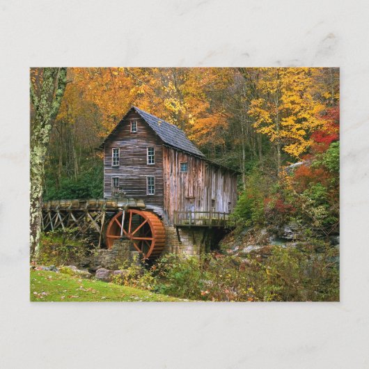 Glade Creek Grist Mill Briefkaart (Voorkant)