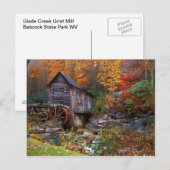 Glade Creek Grist Mill Briefkaart (Voorkant / Achterkant)