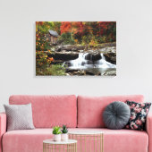 Glade Creek Grist Mill Canvas Afdruk (Insitu (Woonkamer))