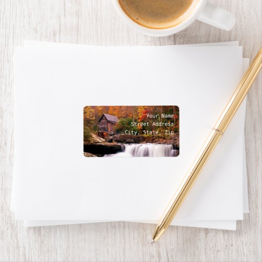 Glade Creek Grist Mill Etiket (Insitu)