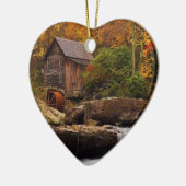Glade Creek Grist Mill Keramisch Ornament (Links)