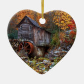 Glade Creek Grist Mill Keramisch Ornament (Voorkant)