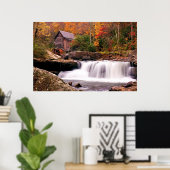 Glade Creek Grist Mill Poster (Thuiskantoor)