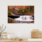 Glade Creek Grist Mill Poster (Keuken)