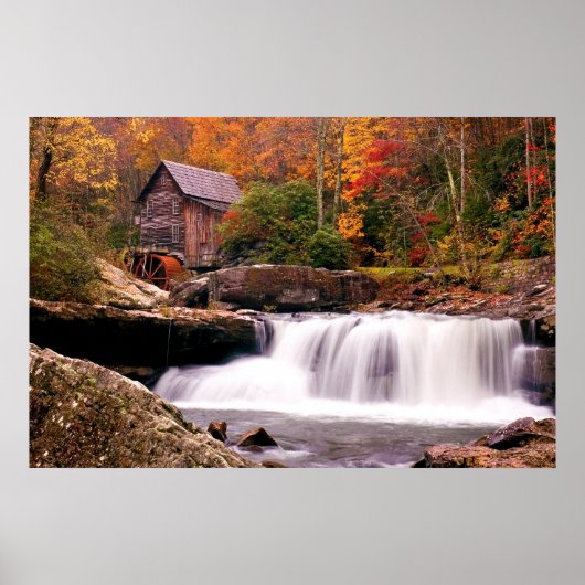 Glade Creek Grist Mill Poster (Voorkant)