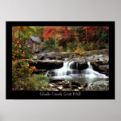 Glade Creek Grist Mill Poster (Voorkant)