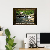 GLADE CREEK GRIST MILL-POSTER POSTER (Thuiskantoor)