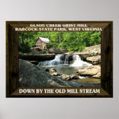 GLADE CREEK GRIST MILL-POSTER POSTER (Voorkant)