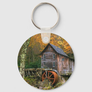 Glade Creek Grist Mill Sleutelhanger