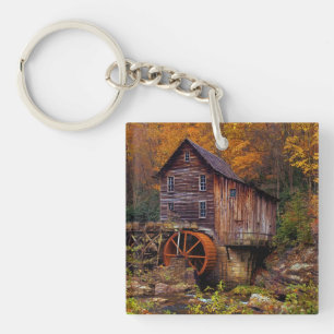 Glade Creek Grist Mill Sleutelhanger