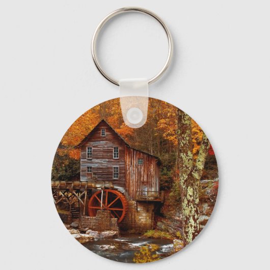 Glade Creek Grist Mill Sleutelhanger (Voorkant)