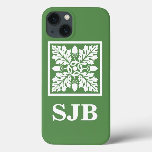 Glade Green Acorn en Leaf Tegel Design Case-Mate iPhone Case (Achterkant)