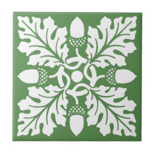 Glade Green Acorn en Leaf Tegel Design Tegeltje