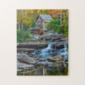 Glade Grist Mill West Virginia Legpuzzel (Verticaal)