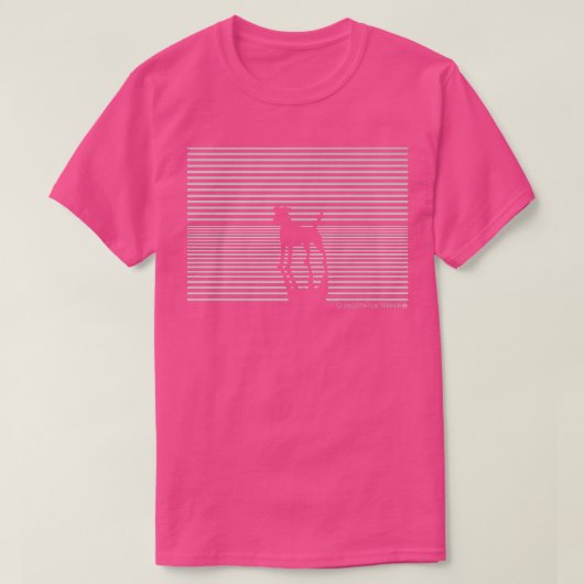 Gladharige Foxterriër Hondenliefde T-shirt (Design voorkant)