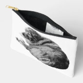 Gladharige Hond Biedt Vreedzaam Kerstaccessoire Etui (Open)