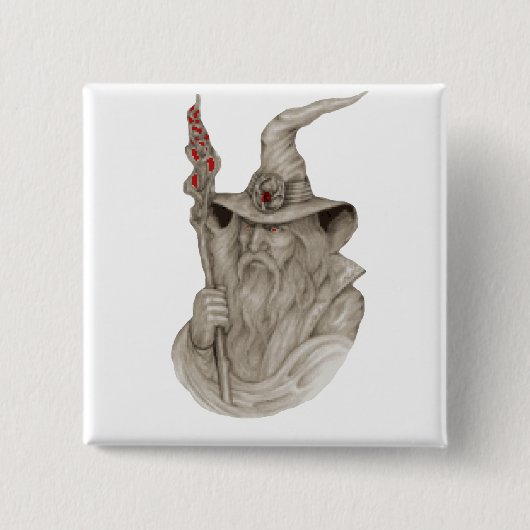 Gladhaus Vierkante Button 5,1 Cm (Voorkant)