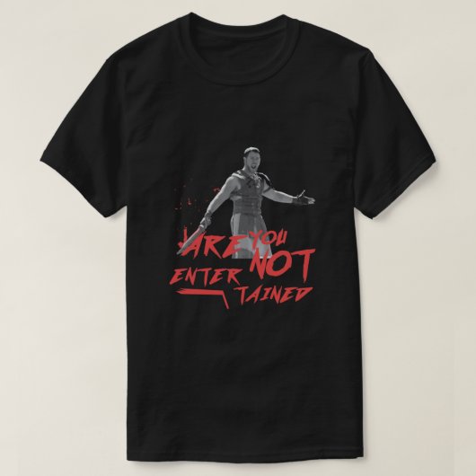 Gladiator - Are You Not Entertained! Classic T-shirt (Design voorkant)
