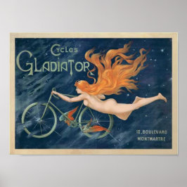Gladiator Bicycle Poster