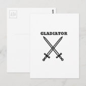 Gladiator Briefkaart (Voorkant / Achterkant)