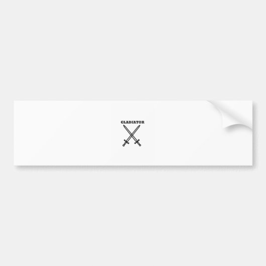 Gladiator Bumpersticker (Voorkant)