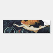 Gladiator Cycles,  Victoriaans Art Nouveau Bumpersticker (Voorkant)
