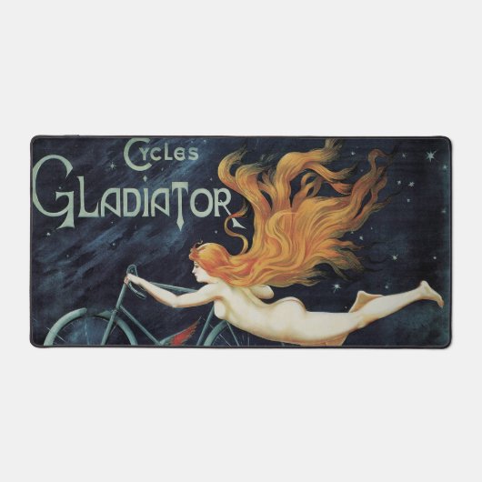 Gladiator Cycles,  Victoriaans Art Nouveau Bureaumat (Voorkant)