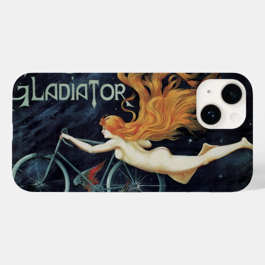 Gladiator Cycles, Victoriaans Art Nouveau Case-Mate iPhone Case (Achterkant (horizontaal))
