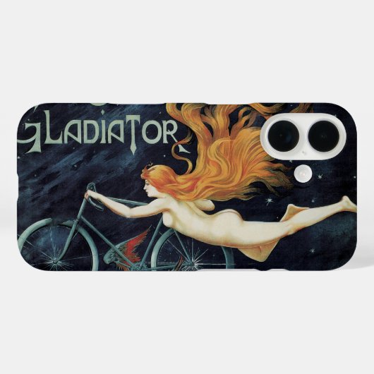 Gladiator Cycles,  Victoriaans Art Nouveau Case-Mate iPhone Case (Achterkant (horizontaal))