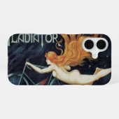 Gladiator Cycles,  Victoriaans Art Nouveau iPhone 16 Hoesje (Achterkant horizontaal)