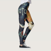 Gladiator Cycles,  Victoriaans Art Nouveau Leggings (Rechts)