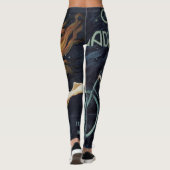 Gladiator Cycles,  Victoriaans Art Nouveau Leggings (Achterkant)