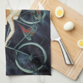 Gladiator Cycles,  Victoriaans Art Nouveau Theedoek (Quarter Fold)